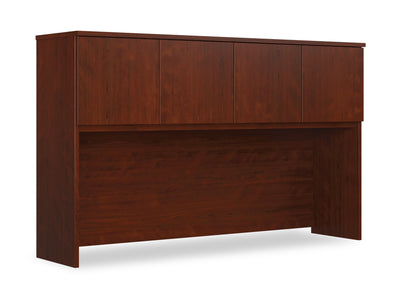 Affirm 59.06" Commercial Grade Office Hutch with 2 Cabinets - Classic Cherry|Crédence de bureau Affirm de 59,06 po de qualité commerciale avec 2 armoires - cerisier classique