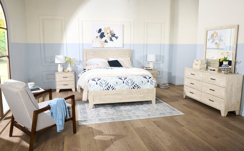 Arbor Bedroom Dresser Mirror - Driftwood White
