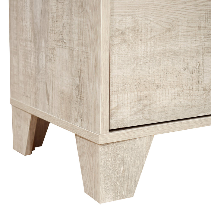 Arbor Bedroom Chest of Drawers, 5-Drawer, 31.5\"W x 48.4\"H - Driftwood White