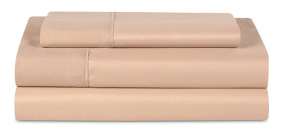 BEDGEAR® Basic 3-Piece Twin Sheet Set - Sand|Ensemble de draps Basic BEDGEARMD 3 pièces pour lit simple - sable|BFS53MTS