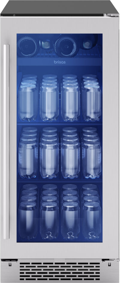 Brisas by Zephyr 15" Beverage Cooler - Stainless Steel - BBV15C01AG | Refroidisseur à boissons Brisas par Zephyr de 15 po - acier inoxydable - BBV15C01AG | BBV15C0S