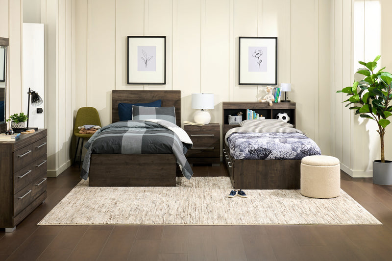 Charlie 3-Piece Twin Comforter Set - Grey