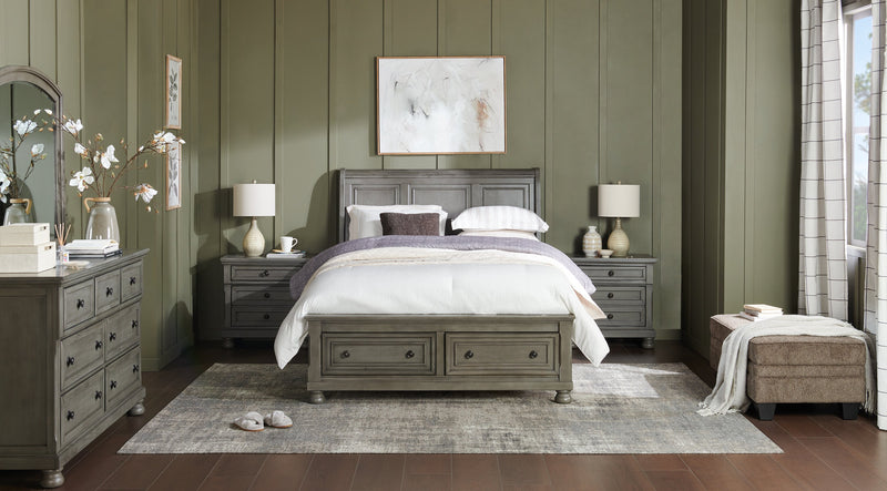 Chelsea Bedside 3-Drawer Nightstand, 28\"W x 28\"H - Grey