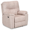 Made in Canada Dawson 40\" Fabric Power Reclining Chair with USB Port - Beige