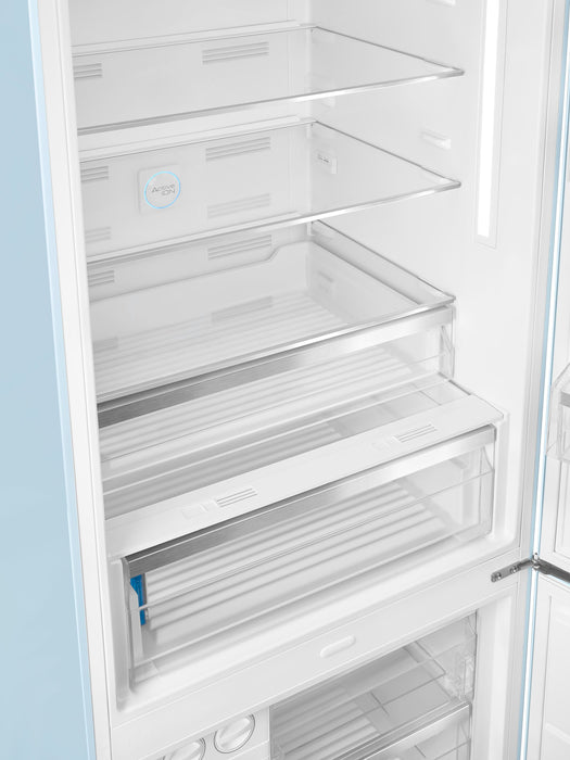 Smeg 18 Cu. Ft. Retro Bottom-Freezer Refrigerator - FAB38URPB