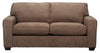 Made in Canada Fiona 74\" Chenille Fabric Sofa with Track Arms - Mocha Brown