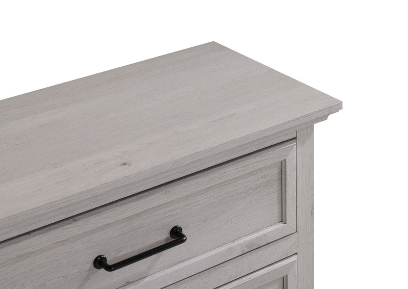 Kylie Bedroom Chest of Drawers, 5-Drawer, 35\"W x 51\"H - Sand