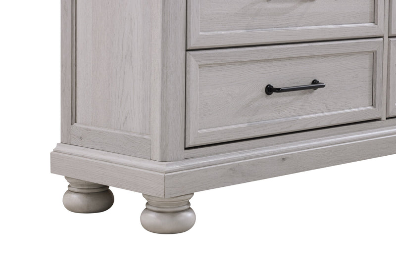 Kylie Bedroom 6-Drawer Dresser, 60\"W x 36\"H - Sand