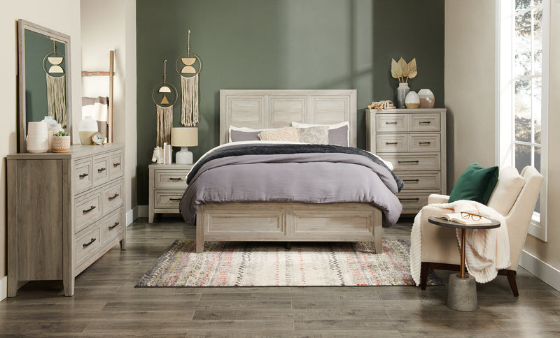 Lara Bedroom Chest of Drawers, 5-Drawer, 33.9\"W x 50.5\"H - Antique Grey