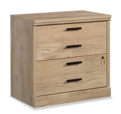 Mason Peak 31.26" Commercial Grade 2-Drawer Lateral Filing Cabinet - Prime Oak|Classeur latéral Mason Peak de 31,26 po de qualité commerciale à 2 tiroirs - chêne clair