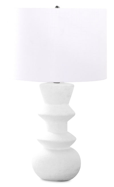 26" Cream Ceramic Table Lamp|Lampe de table de 26 po en céramique crème