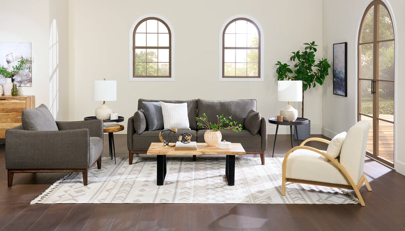 Nashik 20\" Round Accent Table - Brown