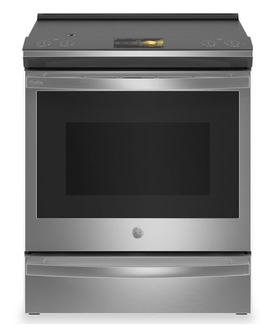 Profile 5.3 Cu. Ft. Smart Induction Range with In Oven Camera - Stainless Steel Fingerprint Resistan… | Cuisinière intelligente à induction Profile de 5,3 pi³ avec caméra dans le four - acier inoxydable r…