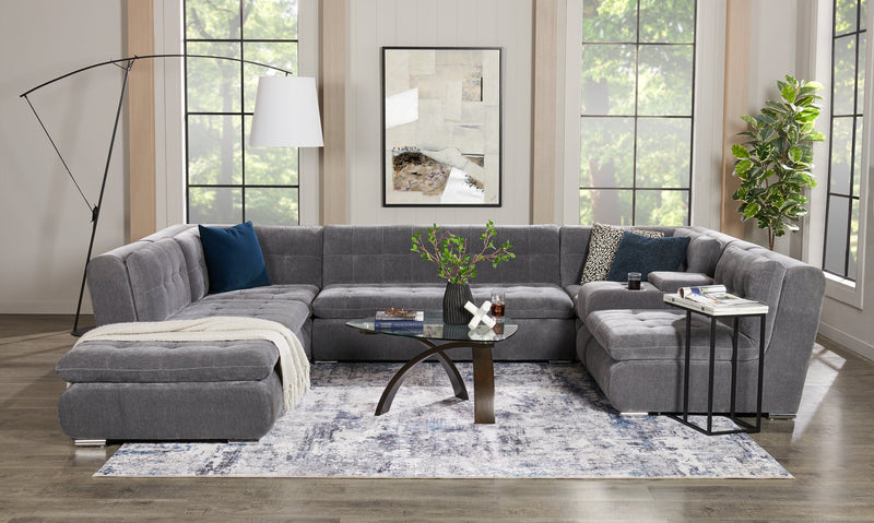 Pia 18\" C-Table with Expandable Top - White Marble
