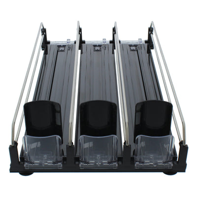Zephyr 11.5" Drink Caddy Beverage Centre with 3 Rows - Black - PRDC-C03 | Porte-boissons Zephyr de 11,5 po à 3 rangées pour refroidisseur à boissons - noir - PRDC-C03 | PRDCC03S
