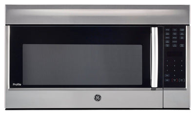 Profile 1.8 Cu. Ft. Over-the-Range Microwave with Convection and 400 CFM - Stainless - PVM1899SJC | Four à micro-ondes à hotte intégrée Profile de 1,8 pi³ avec convection et 400 pi³/min - acier inoxyd…