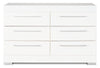 Riley Bedroom 6-Drawer Dresser, 49\"W x 31\"H, Made in Canada - White