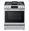 LG 6.3 Cu Ft. Smart Gas Slide-In Range with Air Fry- Fingerprint Resistant Stainless Steel - LSGL6335X