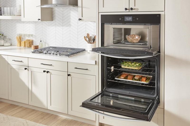 Whirlpool 6.4 Cu. Ft. Smart Combination Wall Oven with Air Fry - WOEC7030PZ