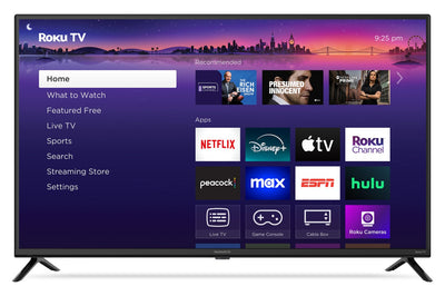 Magnavox 43" 4K Ultra HD Roku Smart TV | Téléviseur intelligent Magnavox Ultra HD 4K de 43 po avec Roku TVMC | MRTU4310