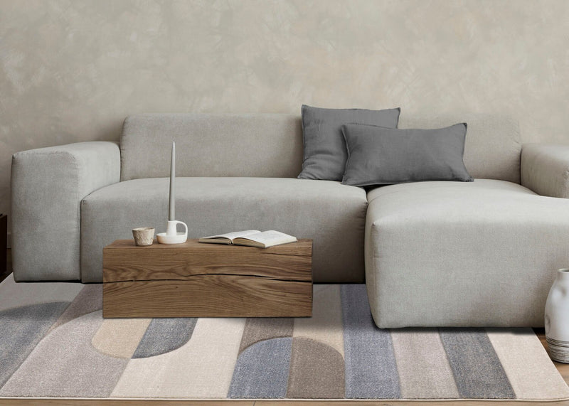 Farrah Blue Grey Area Rug - 5'3\" x 7'7\"