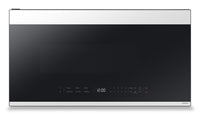 Samsung 2.1 Cu. Ft. Over-the-Range Microwave with 400 CFM and Glass Touch Control - White Glass - ME…