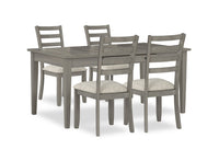Cove 5-Piece Dining Set - Grey