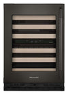 KitchenAid 24\" Undercounter Wine Cellar – Black Ore - KUWL524SBE