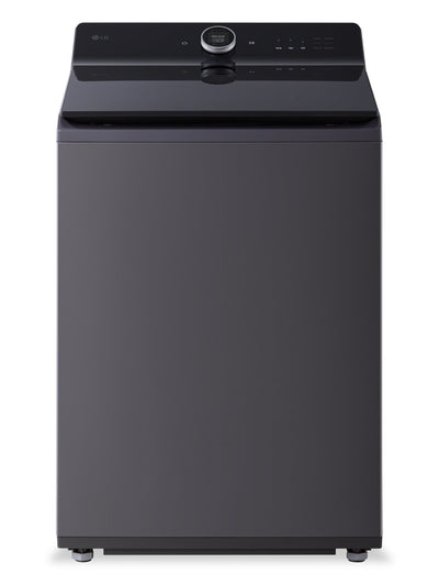 LG 6.3 Cu. Ft. Smart Top-Load High-Efficiency Washer - Black Steel - WT8600CB | Laveuse intelligente haute efficacité LG à chargement par le haut de 6,3 pi³ - acier noir - WT8600CB