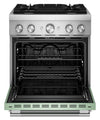 KitchenAid 4.1 Cu. Ft. Dual Fuel Range with No Preheat Air Fry Mode – Cardamom - KFDS930SDC