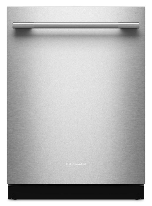 KitchenAid 24\" 44 dBA Dishwasher with 360° Max Jets™ Third Rack -PrintShield Stainless Steel - KDTS424SPS