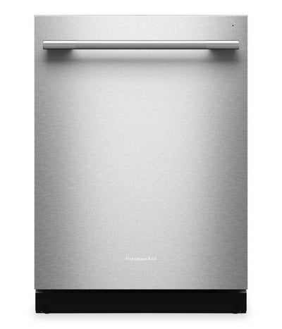 KitchenAid 24” 47 dBA Built-In Top Control Dishwasher - PrintShield™ Stainless Steel - KDTS224SPS | Lave-vaisselle encastré KtichenAid de 24 po et de 47 dBA avec commandes sur le dessus - acier inoxydable avec fini PrintShieldMC - KDTS224SPS