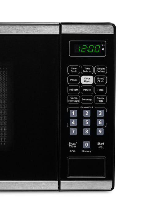 Danby 0.7 Cu. Ft. Countertop Microwave with Auto Defrost - Stainless Steel - DBMW0722BBS