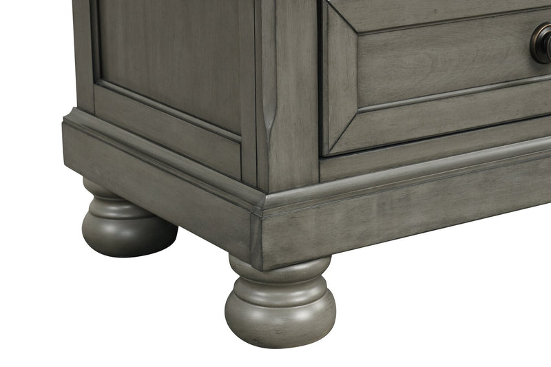Chelsea Bedside 3-Drawer Nightstand, 28\"W x 28\"H - Grey