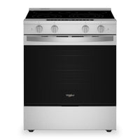 Whirlpool 5.3 Cu. Ft. Electric Range with Air Fry and WipeClean™ Coating - Stainless Steel - YWSES7530RZ
