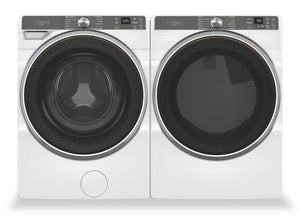 Whirlpool 5.8 Cu. Ft. Front-Load Washer with FreshFlow™ Vent System and 7.4 Cu. Ft. Electric Dryer