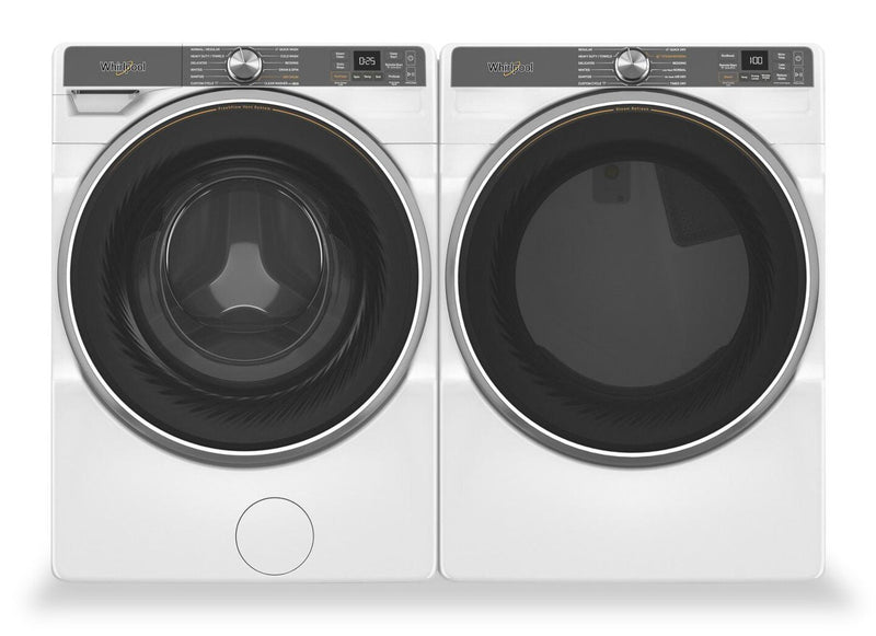 Whirlpool 5.8 Cu. Ft. Front-Load Washer with FreshFlow™ Vent System and 7.4 Cu. Ft. Electric Dryer