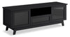 Heston 72\" Premium TV Stand with Storage – Black Oak