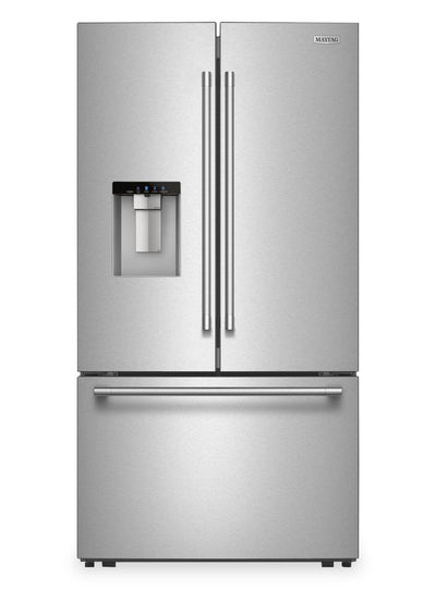 Maytag 36" 30 Cu. Ft. French Door Refrigerator - Stainless Steel - MRFF5336TZ | Réfrigérateur Maytag de 30 pi³ à portes françaises de 36 po – acier inoxydable – MRFF5336TZ