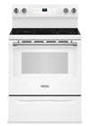 Maytag 30\" 5.3 Cu. Ft. Electric Range with No Preheat Air Fry - White - YMFES6030RW