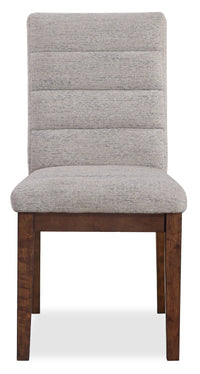 Boden Dining Chair with Polyester Fabric - Beige & Brown