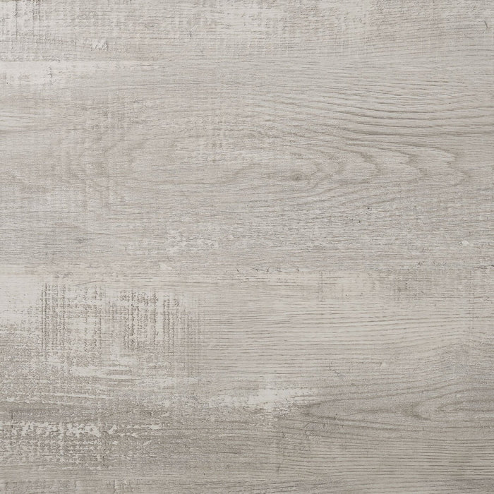 Lark 6pc Bedroom Set with Panel Bed, Dresser, Mirror & Nightstand, Rustic White - King Size