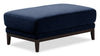 Horizon 44.09\" Fabric Ottoman - Navy
