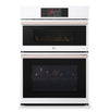 LG Studio 30\" 6.4 Cu. Ft. Electric Combination Wall Oven with True Convection - Essence White - WCES6428N
