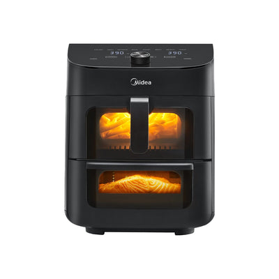 Midea 8-In-1 11-Qt Two-Zone Air Fryer Oven - MAD111D8APKW | Four friteuse à air 8 en 1 Midea de 11 pintes à 2 zones - MAD111D8APKW