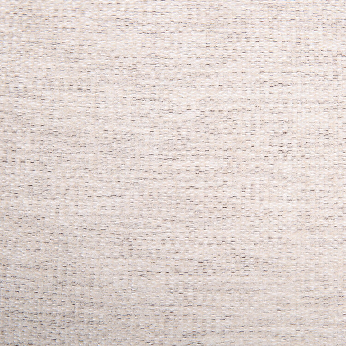 Mallie 60\" Chenille Fabric Loveseat with Rolled Arms and Wood Legs - Shell White