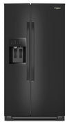 Whirlpool 36\" 28.7 Cu. Ft. Side-by-Side Refrigerator – Black - WRSF5536RB
