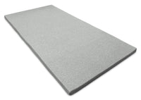 Small Memory Foam Sofa Bed Topper with Removable Zippered Cover