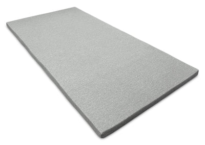 Small Memory Foam Sofa Bed Topper with Removable Zippered Cover | Petit surmatelas pour sofa-lit en mousse à mémoire de forme avec housse amovible à fermeture à glissière