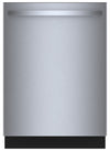 Bosch 24\" 48 dBA 100 Series Smart Top-Control Dishwasher - Stainless Steel - SHX4AEF5N
